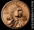 2005-D Sacagawea Dollar — photo from another recent sale