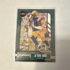 Panini 2021 Chronicles Draft Picks Playbook Ja'Marr Chase LSU Rookie #336 Footbβ¦