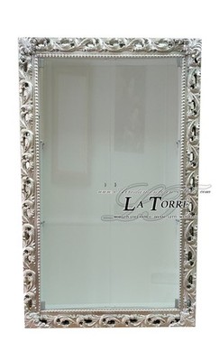 Klassische Wandhängeschaufenster mit Glastüren im Barockstil Rahmen tr