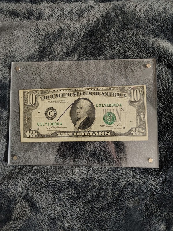 Super Rare 1981A Multiple Error $10 Bill