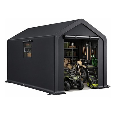 Outdoor Portable Storage Shed Heavy Duty Bike Tent /w Zipper Waterproof  Carport