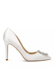 Badgley Mischka Cher Evening Pumps White 8M