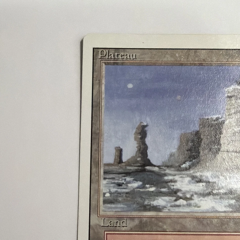 MtG Magic the Gathering Revised Edition 1994 Plateau Dual Land Lightly played - Image 2 of 4