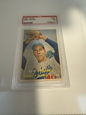 1957 Topps #337 Rene Valdes Rookie Card. PSA 7 NRMT. rookie card picture