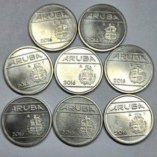 2016 Aruba 25 Cents World Coin KM# 3