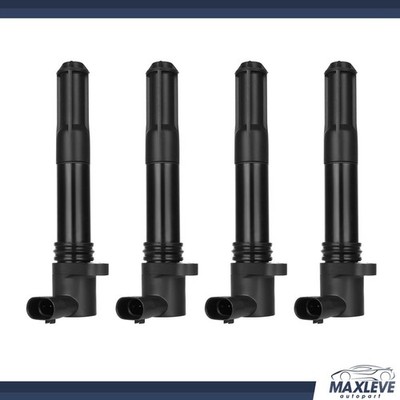 4Pcs For Fiat 500 2009 2010 2011 Fiat Punto 2013 l4 1.4L 4pcs Ignition Coils