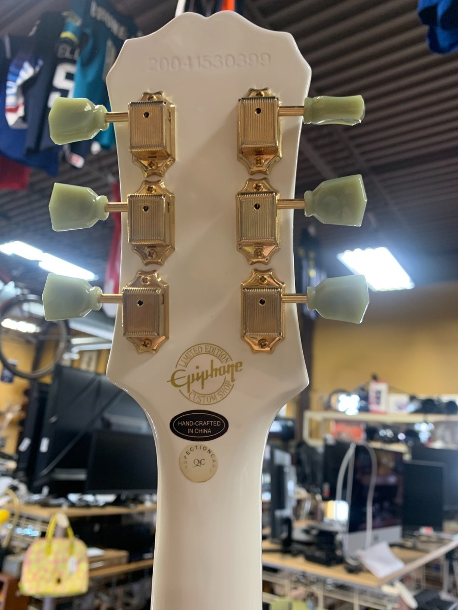 Epiphone Les Paul Custom Pro Alpine White | eBay
