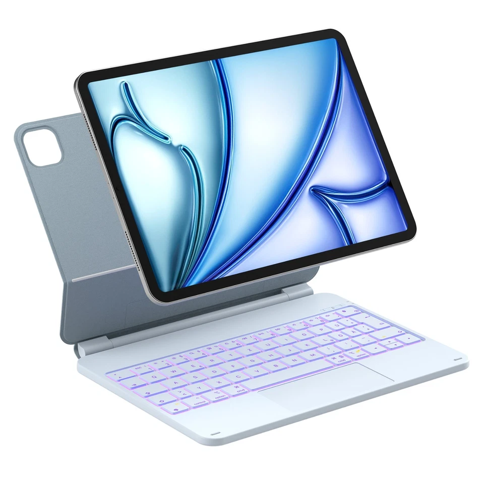 Inateck Magic Keyboard Tastatur Hülle Für iPad Air 11 Zoll 2024(M2) iPad Air 5/4