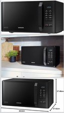 Samsung MG23K3575AK Solo Microwave Oven-Black