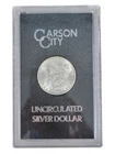 1884 GSA Holder Carson City Mint Uncirculated Morgan Dollar With Box And COA