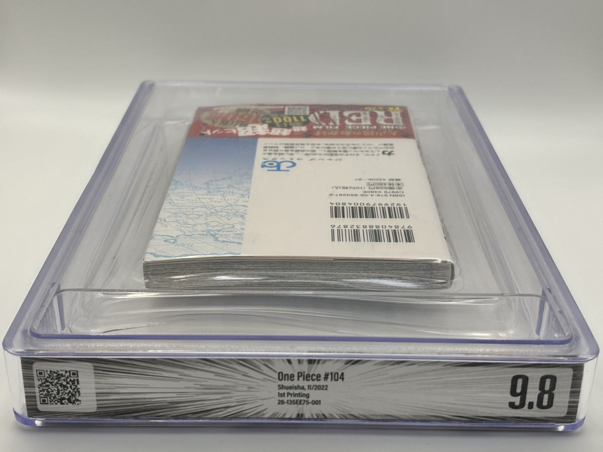 BGS 9.8 ONE PIECE Vol.104 1st Print Graded Manga w/ Obi DJ 9.6 | eBay