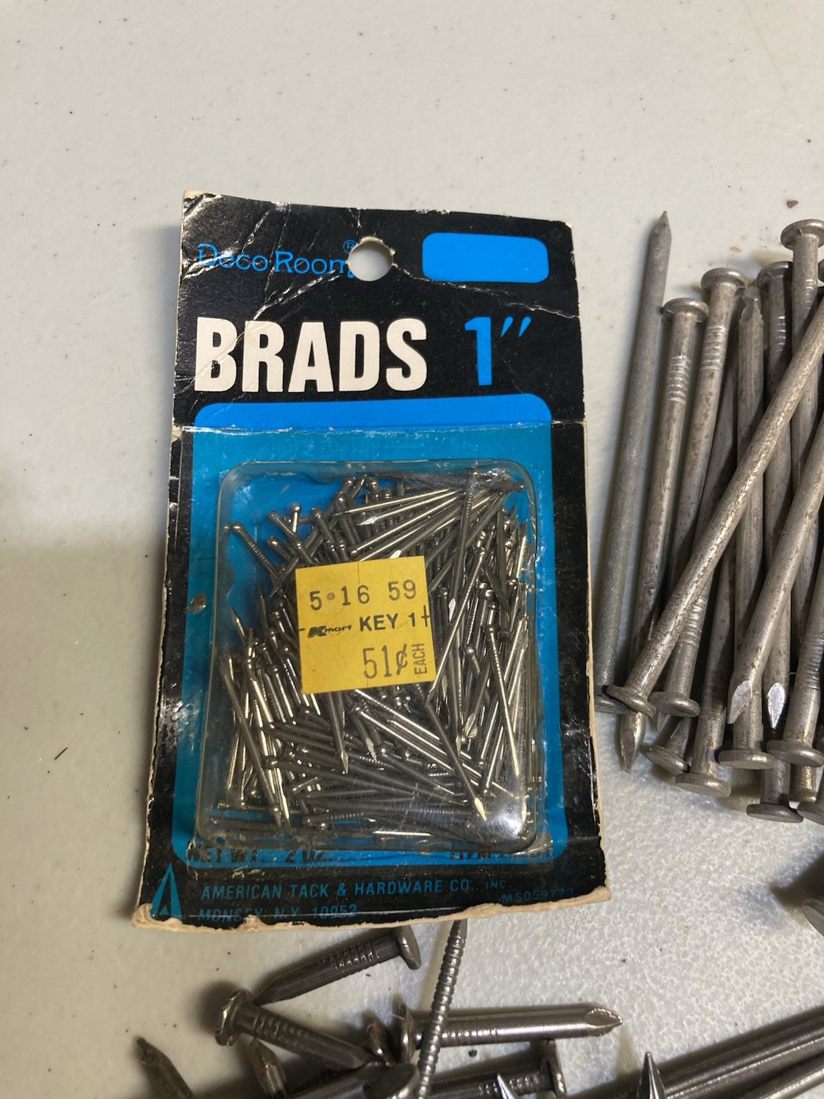 5+ LBS Vintage Lot Mixed Hardware Nails