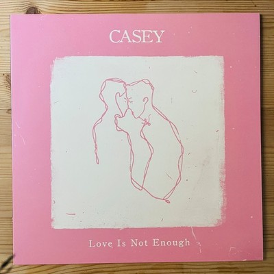 Casey Love Is Not Enough Half White / Half Clear 12'' Vinyl LP 2020 Reissue