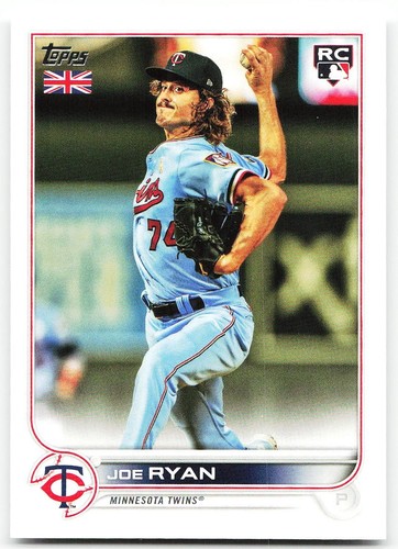 🔥 2022 Topps UK Edition #19 Joe Ryan Rookie