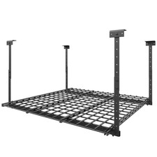 45-Inch x 45-Inch Overhead Garage Storage Rack, 17-28 Height Adjustable Garage C