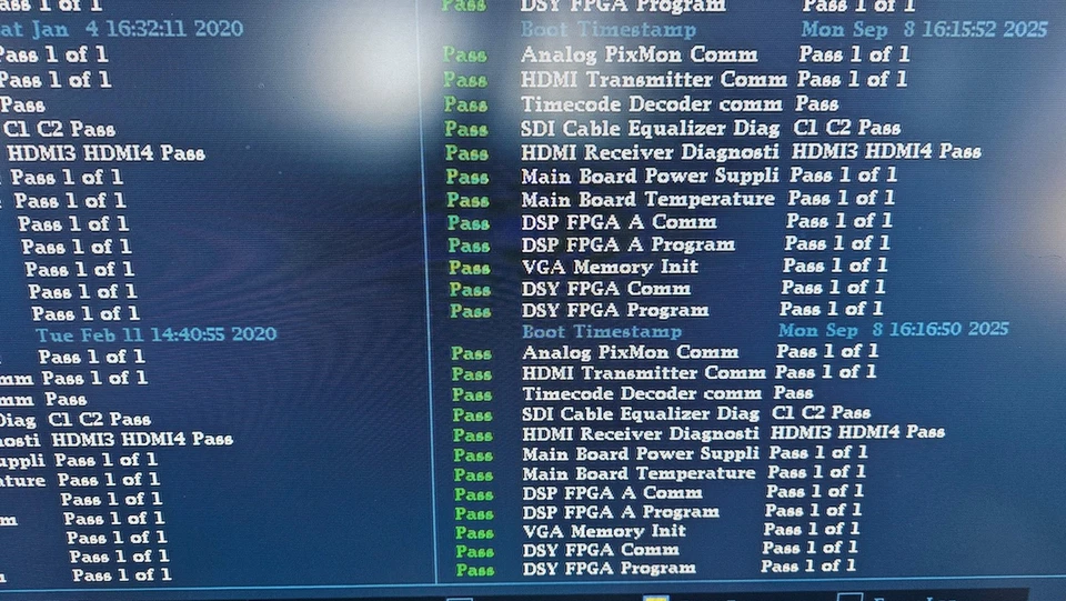 Tektronix WVR 5250 SDI/HDMI Controller(Diagnostics Log in Images) - Image 4 of 4