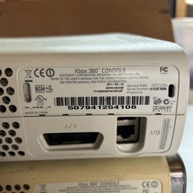 Lot of TWO (2) XBox 360 Consoles -- Consoles ONLY for PARTS or REPAIR