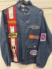 60's70's Chevrolet Windbreaker Jacket Ebert Enterprises Vintage GM Chevy Bow tie