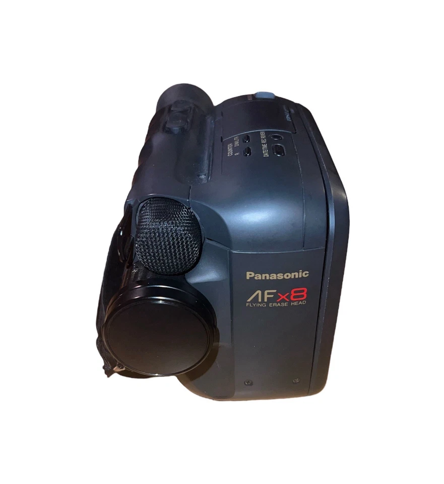 Vintage Panasonic PV-20 Palmcorder Single Hand Movie Camera W/Box & Accessories - Image 3 of 4