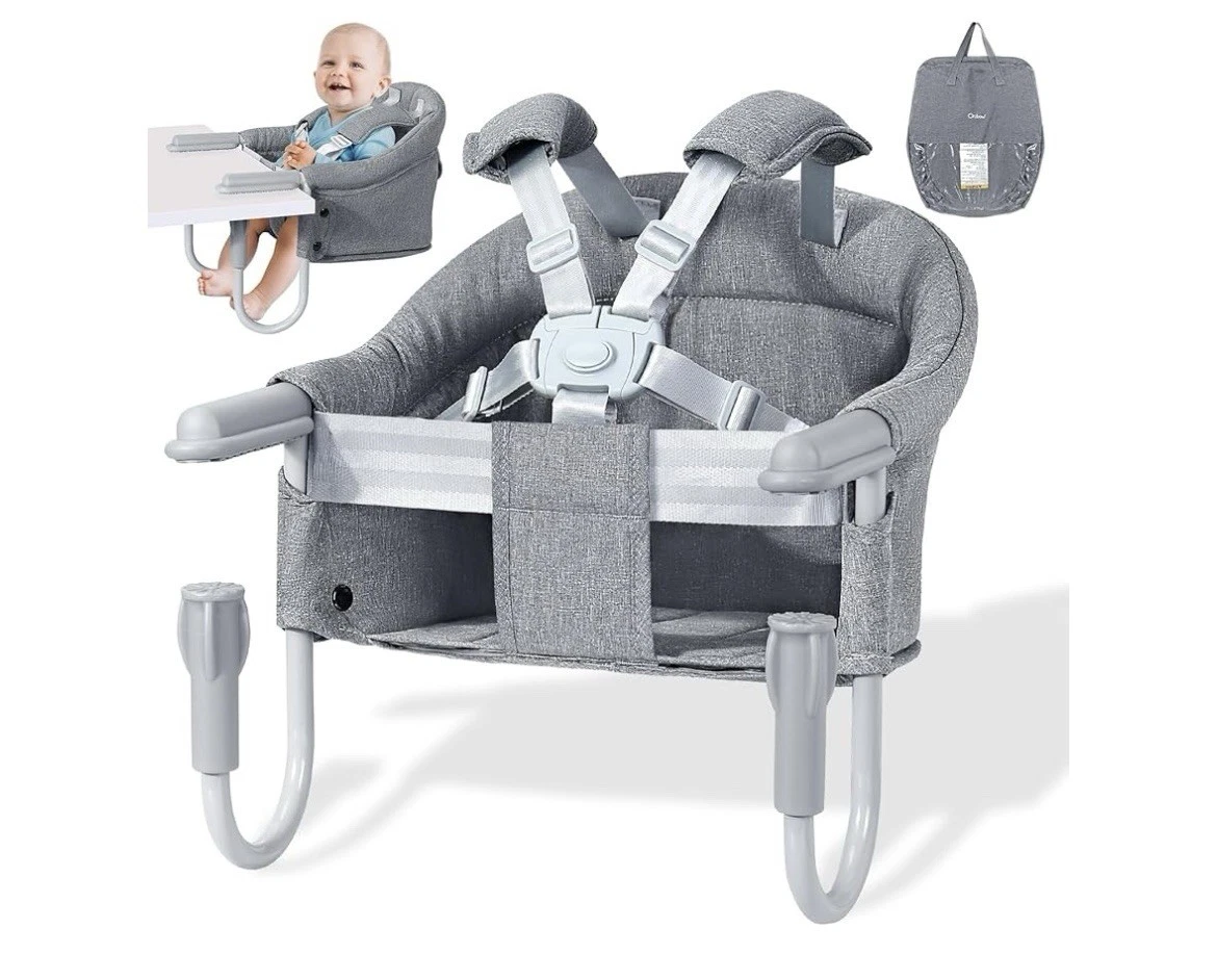 Hook on High Chair, Portable Table Highchair Seat for Babies & Toddlers 6-36 Mon