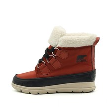 Sorel Damen NL3040-808 Stiefel Rot Leder Knöchelhoch Winter Winterstiefel EU 37