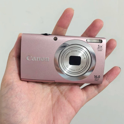 Canon PowerShot A2400 IS 16.0MP 5x Compact Digital Camera PInk US Shipping
