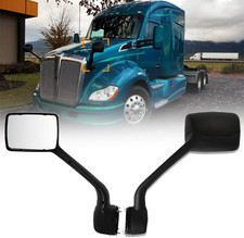 Pair Hood Mirror for Kenworth T680 Peterbilt 579 Peterbilt 587 Mirror Replacemen
