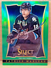 2013-14 Panini Select Patrick Marleau Green Prizm /25 #52