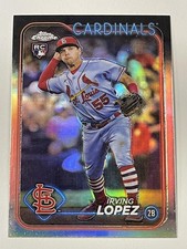 Irving Lopez 2024 Topps Chrome #95 Refractors St. Louis Cardinals