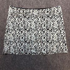 Tranquility By Colorado Clothing Skort Skirt Mint/Black Womens Size Medium