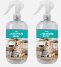 2X Pet Odor Eliminator Spray Dogs Cat Freshener Urine Poop Deodorizer 17oz 500ml