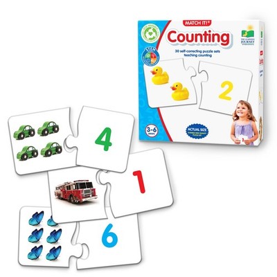 The Learning Journey - Match It! - Zählen - 30 Puzzle Sets - 3 Jahre+