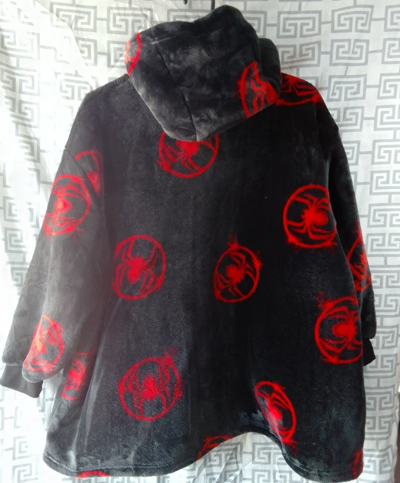Sudadera con capucha pulóver Marvel Spiderman Miles Morales Flece talla única para la mayoría Foto 4 de 4