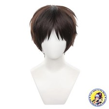 Sizuuenn Attack on Titan Eren Yeager Wig Heat Resistant Cosplay Cap Network
