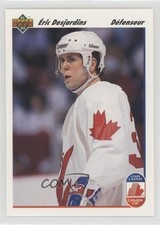 1991-92 Upper Deck Canada Cup French Eric Desjardins #504 8d2