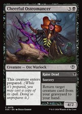CHEERFUL OSTEOMANCER // RAISE DEAD x4 mtg NM-M Secrets of Strixhaven 4 Common