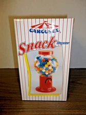 NOS Vintage Carousel Snack Dispenser Machine Plastic Color White  Last One