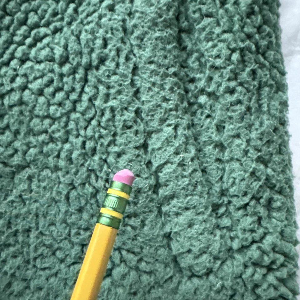 MINI SUELO Chaleco Sherpa Con Capucha Niñas 6-7 Verde Imitación Piel Forro Floral Capucha, 731 Foto 4 de 4