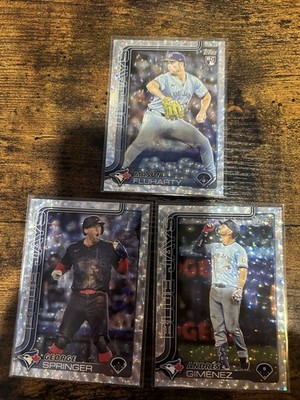 2025 Topps Superbox Silver Foil Blue Jays - Fluharty,Springer & Gimenez 