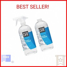Better Life Natural Streak Free Glass Cleaner, 32 Ounces Pack of 2 , 24425