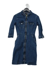 jaded rose Shirt Midi Dress UK8 in Blue