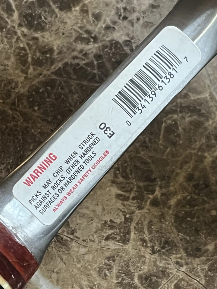 Vintage ESTWING 30 oz. Punta puntiaguda de martillo de geología Rock Pick Foto 4 de 4