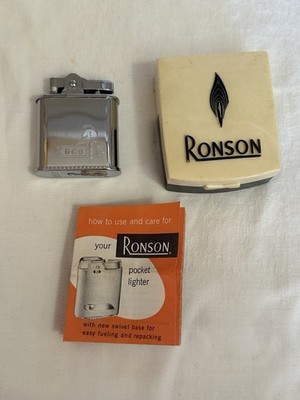 Vintage Ronson Whirlwind Cigarette Lighter New In Box
