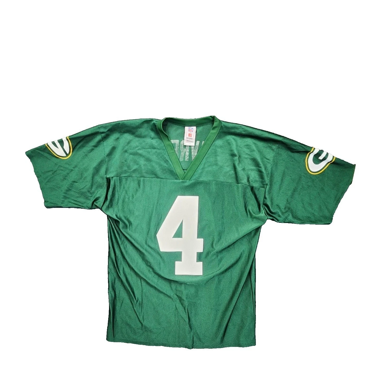 Vintage Brett Favre Green Bay Packers NFL Jersey Mens Large Green #4 Football