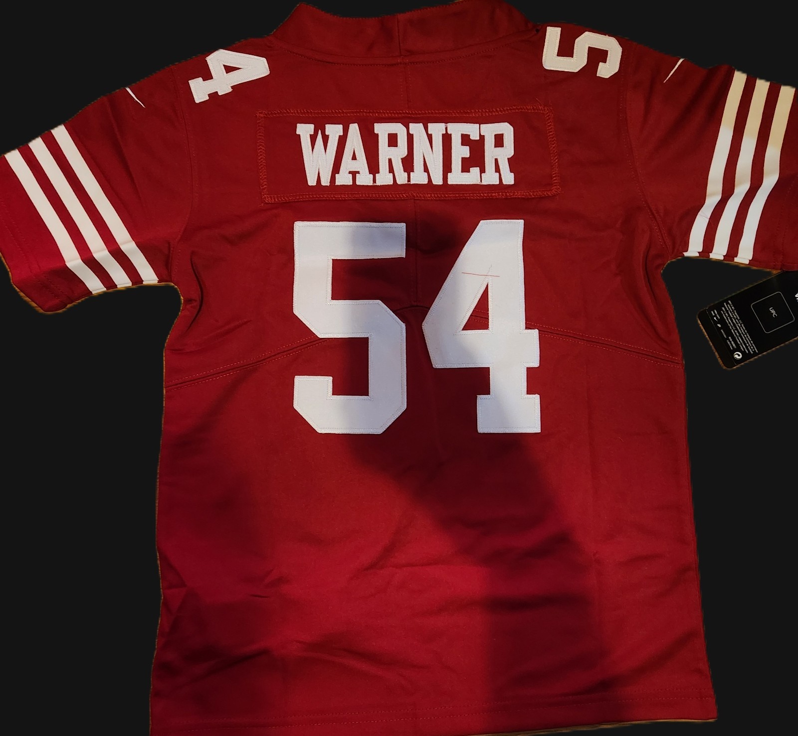 men jersey SF 49ers 54 fred warner size s-3XL nwt stitched