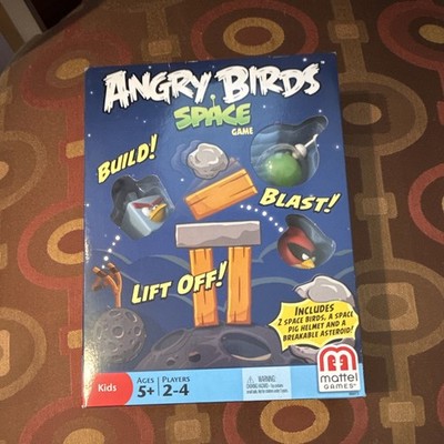Mattel Angry Birds Space Skill & Action Game 2-4 Players Ages 5+ Asteroid
