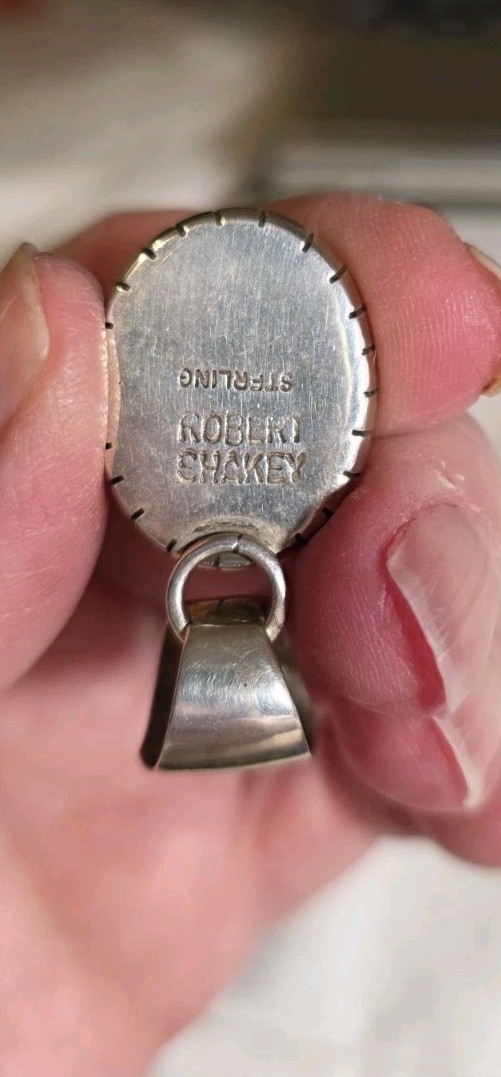 Sterling Silver Native Robert Shakey Sonoran Gold… - image 5