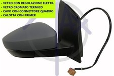 SPECCHIO SPECCHIETTO RETROVISORE ELETTRICO DESTRO VOLKSWAGEN POLO 2009 AL 2010