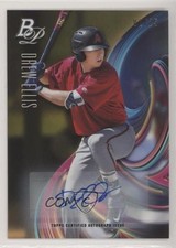 2018 Bowman Platinum Top Prospects Orange Auto 2/25 Drew Ellis #TOP-40 Auto 2r8
