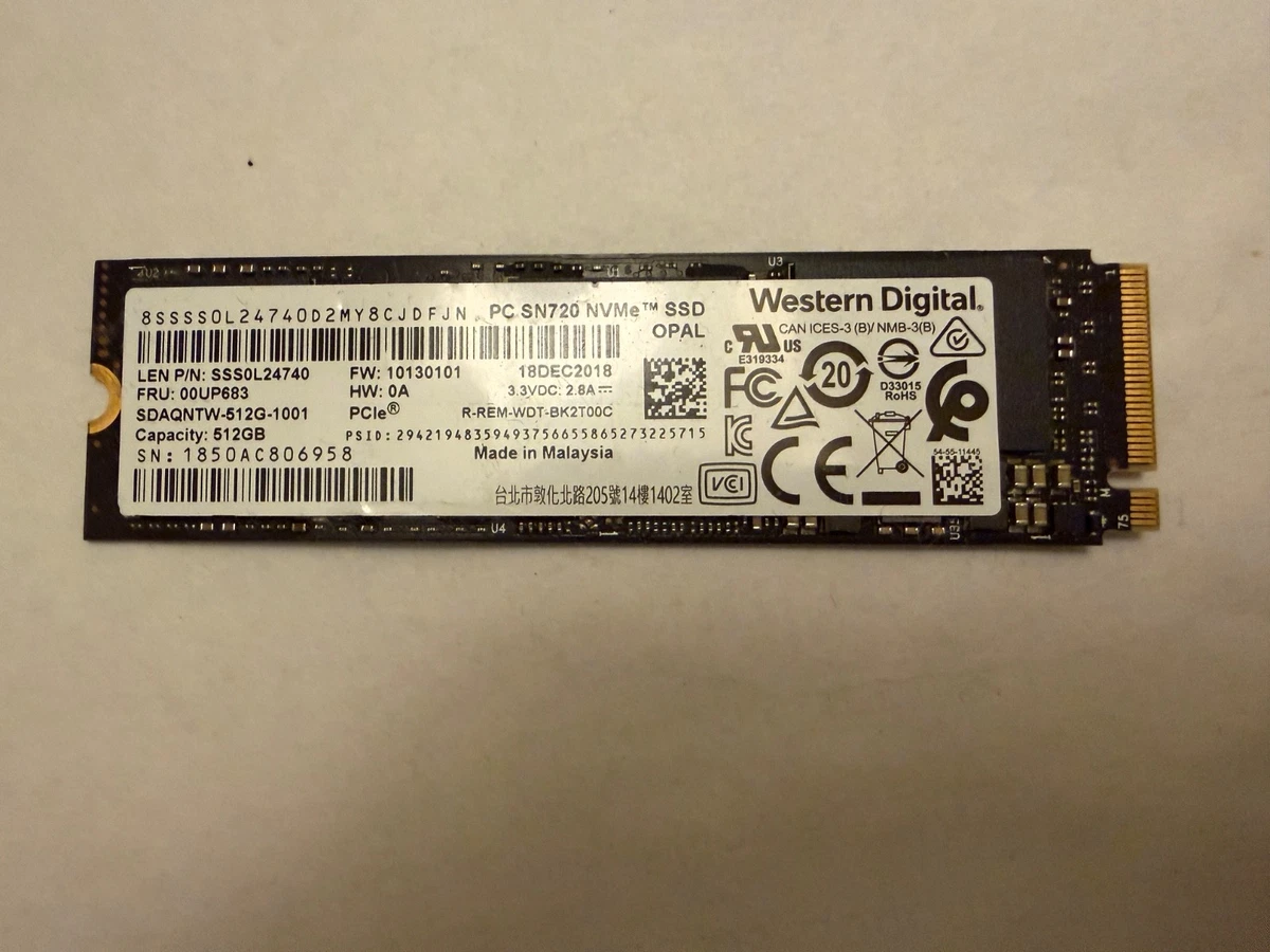Western Digital M.2 Interface 512 GB Solid State Drives for sale